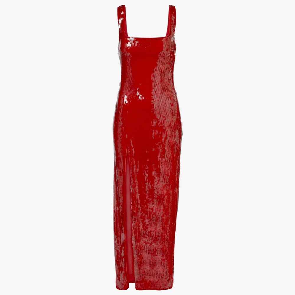 Staud - Le Sable Maxi Dress in Poinsettia | L